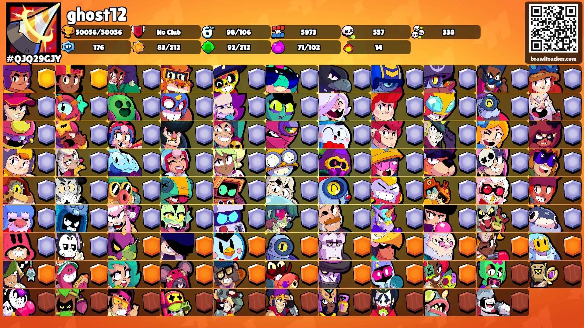 ghost12's Ranks