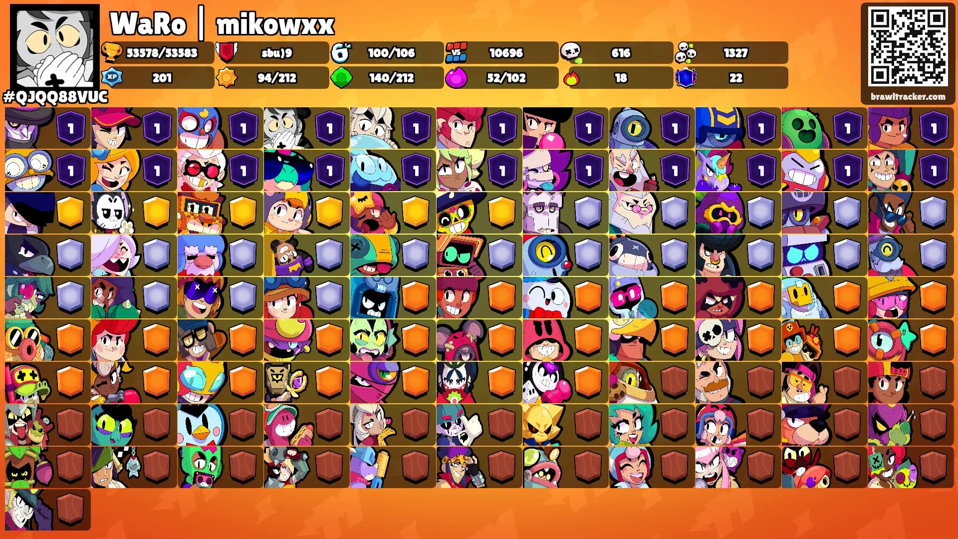 WaRo | mikowxx's Ranks
