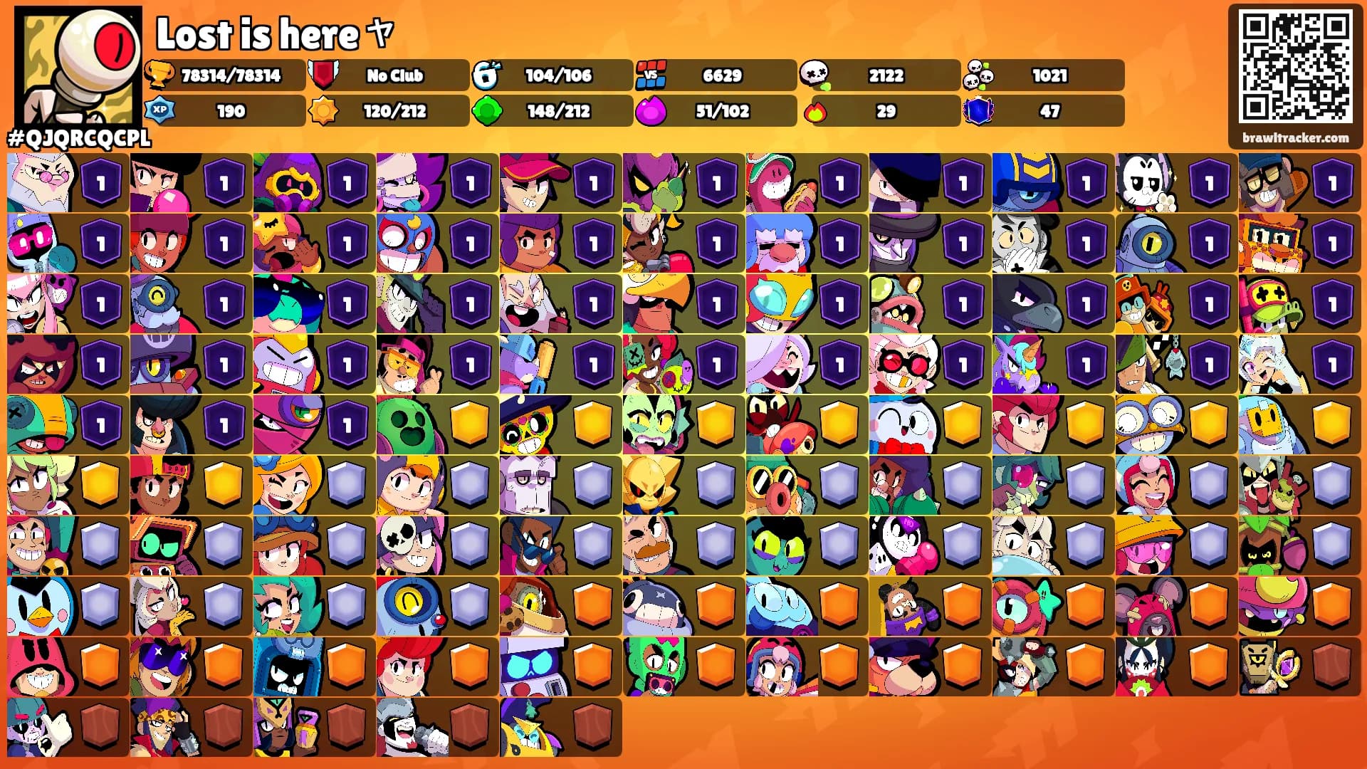 Lost is hereャ's Ranks