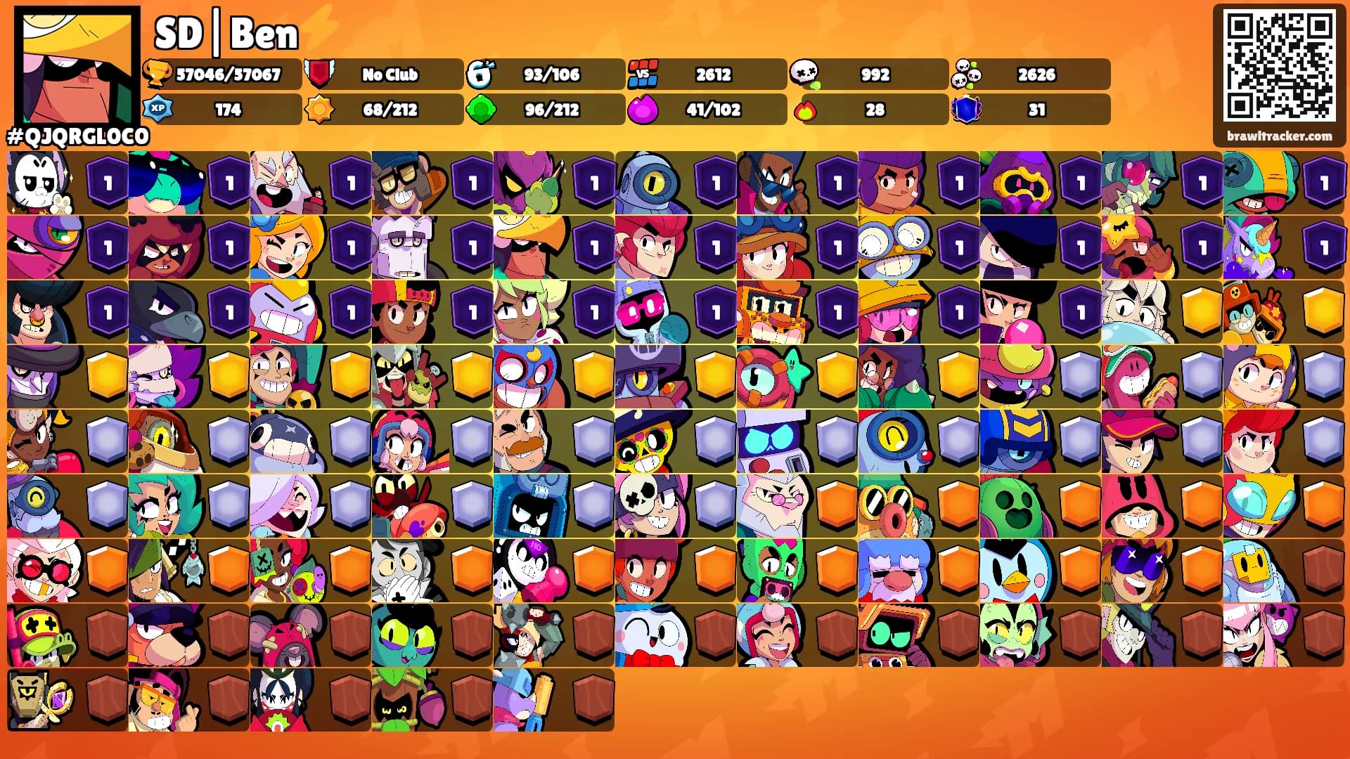 SD|Ben⚡️'s Ranks
