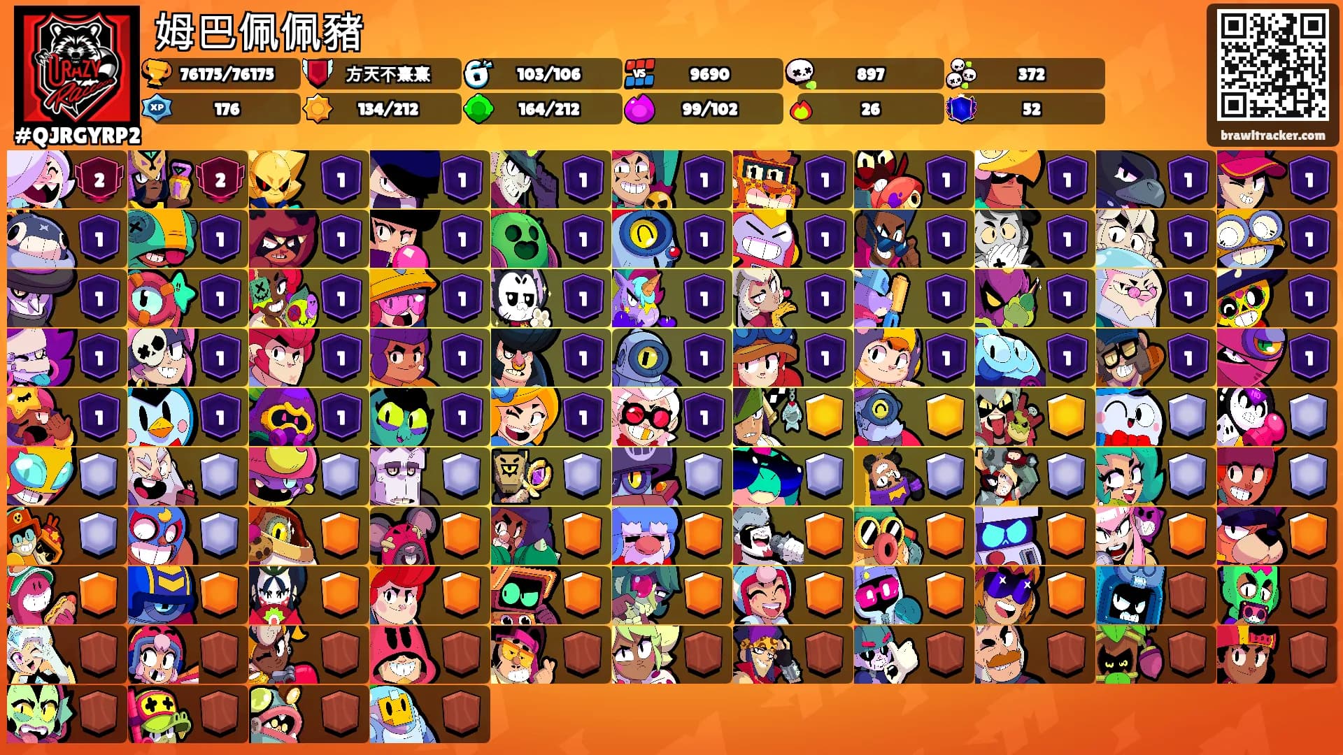 姆巴佩佩豬's Ranks