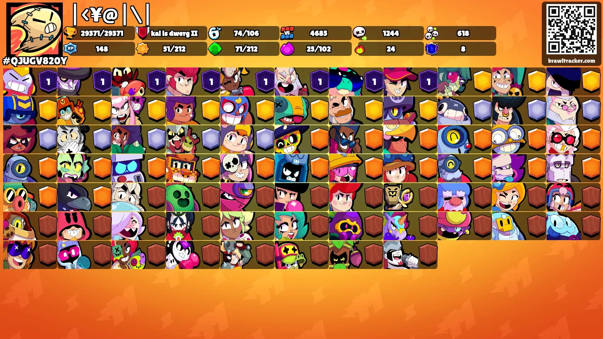 |<¥@|\|'s Ranks