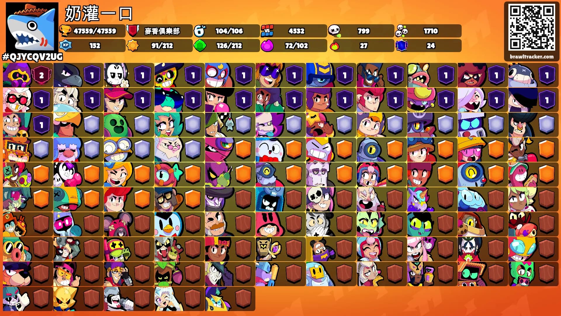 奶灌一口's Ranks