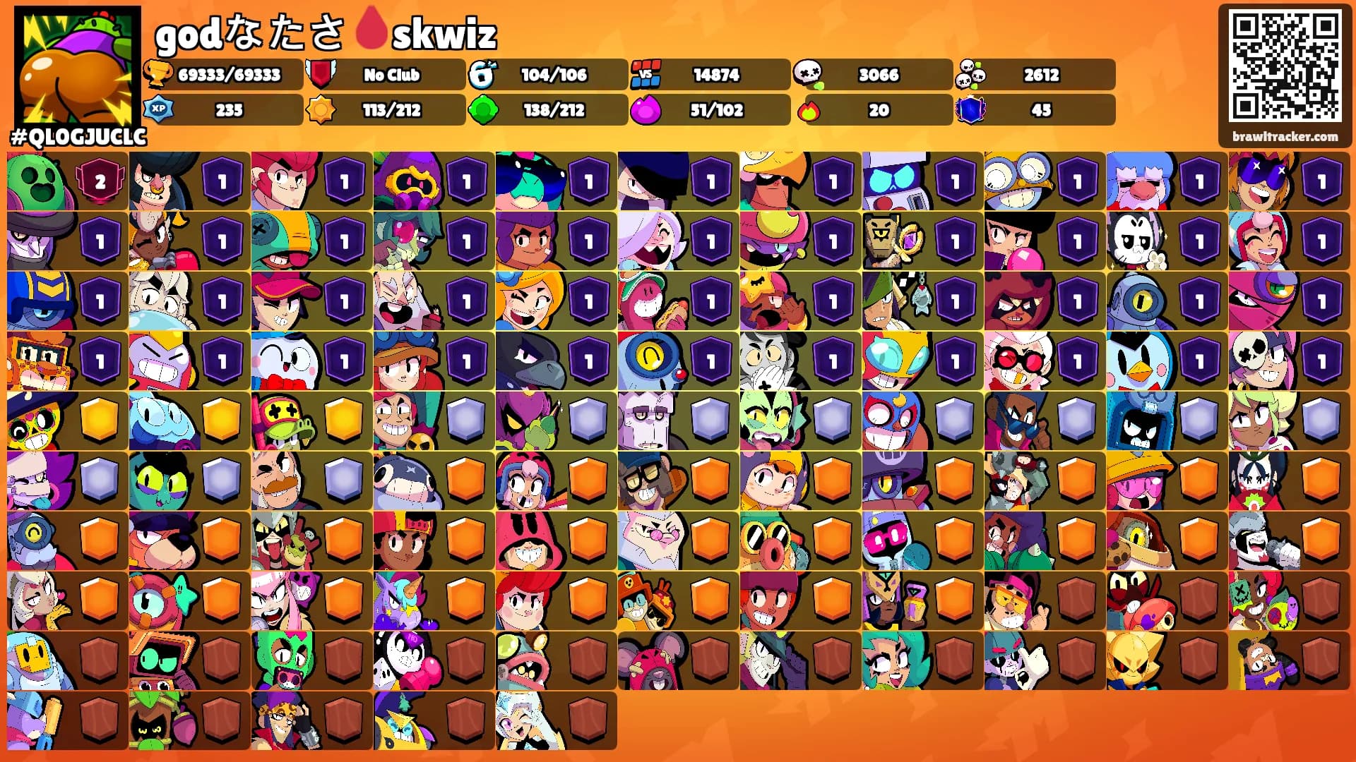 godなたさ🩸skwiz's Ranks