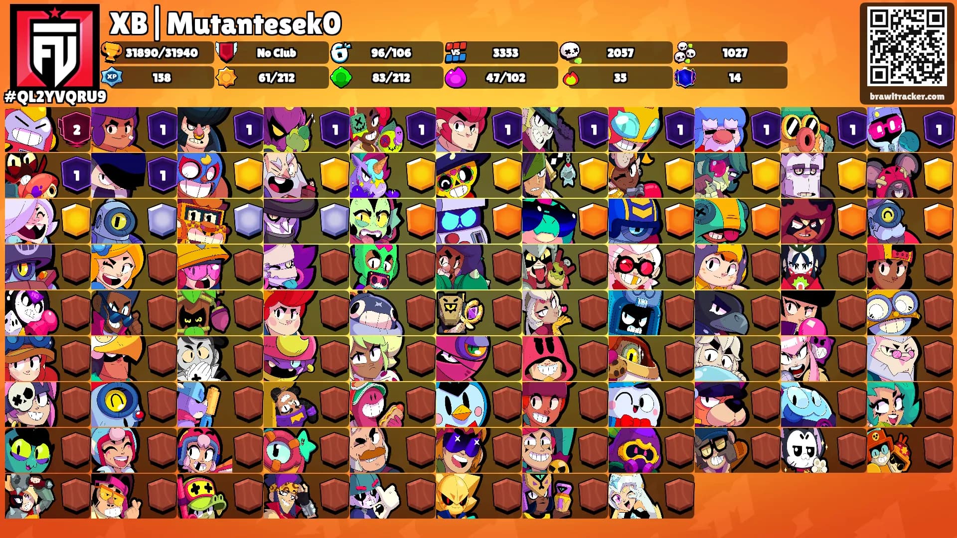 XB|Mutantesek0's Ranks