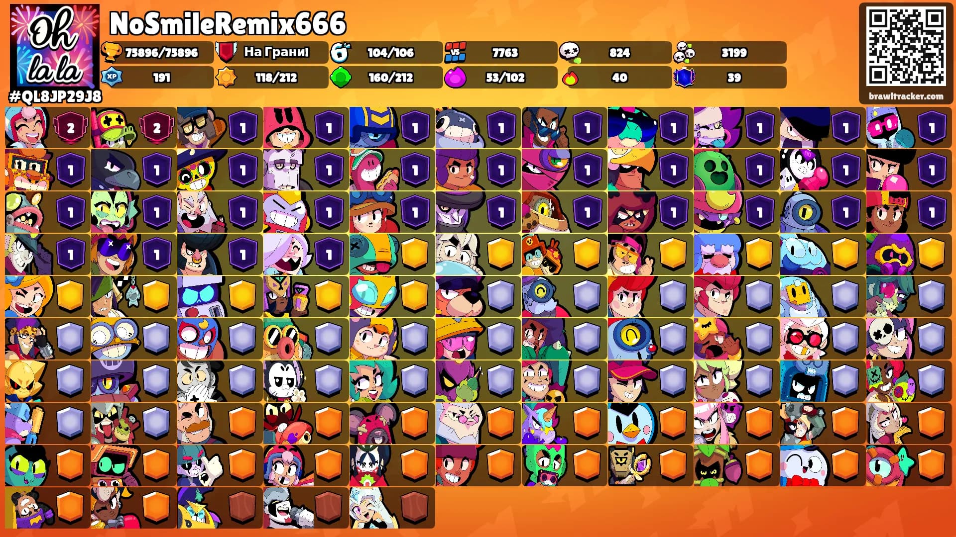 NoSmileRemix666's Ranks