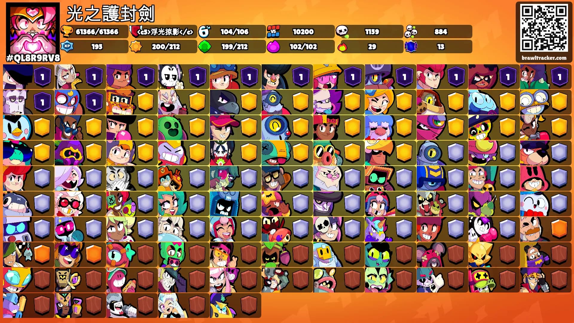 光之護封劍's Ranks