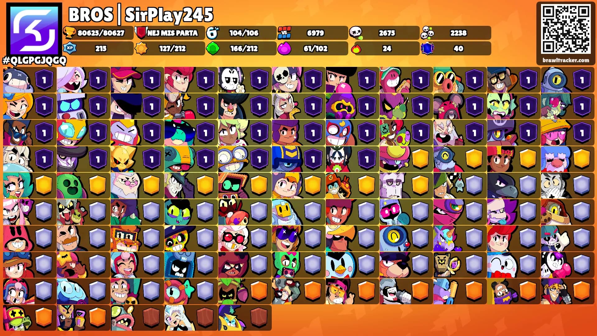 BROS|SirPlay245's Ranks