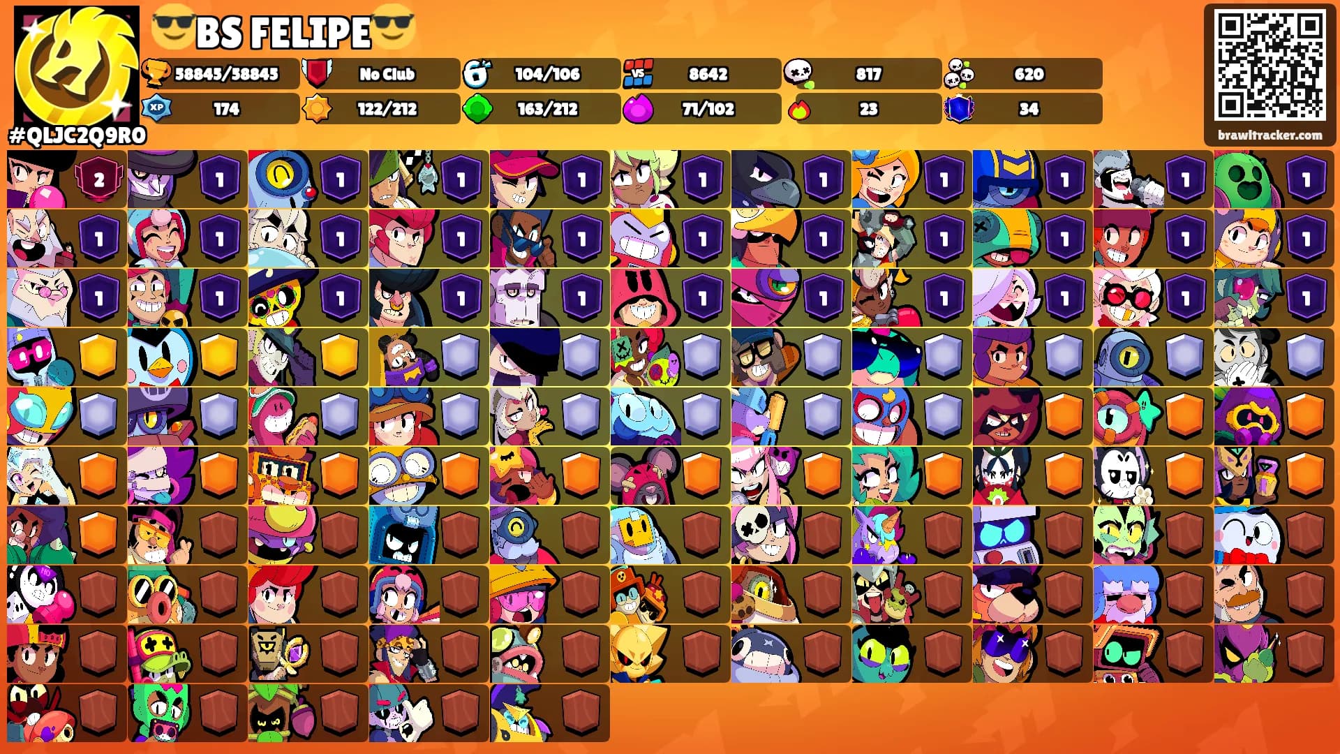 😎BS FELIPE😎's Ranks