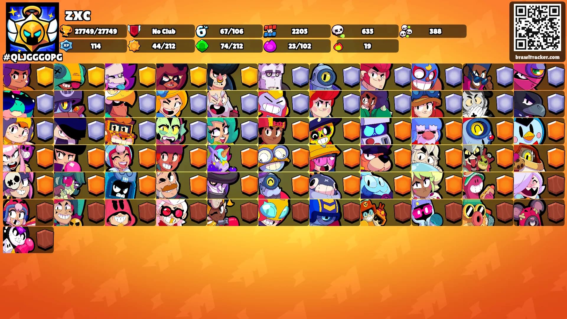 zxc's Ranks