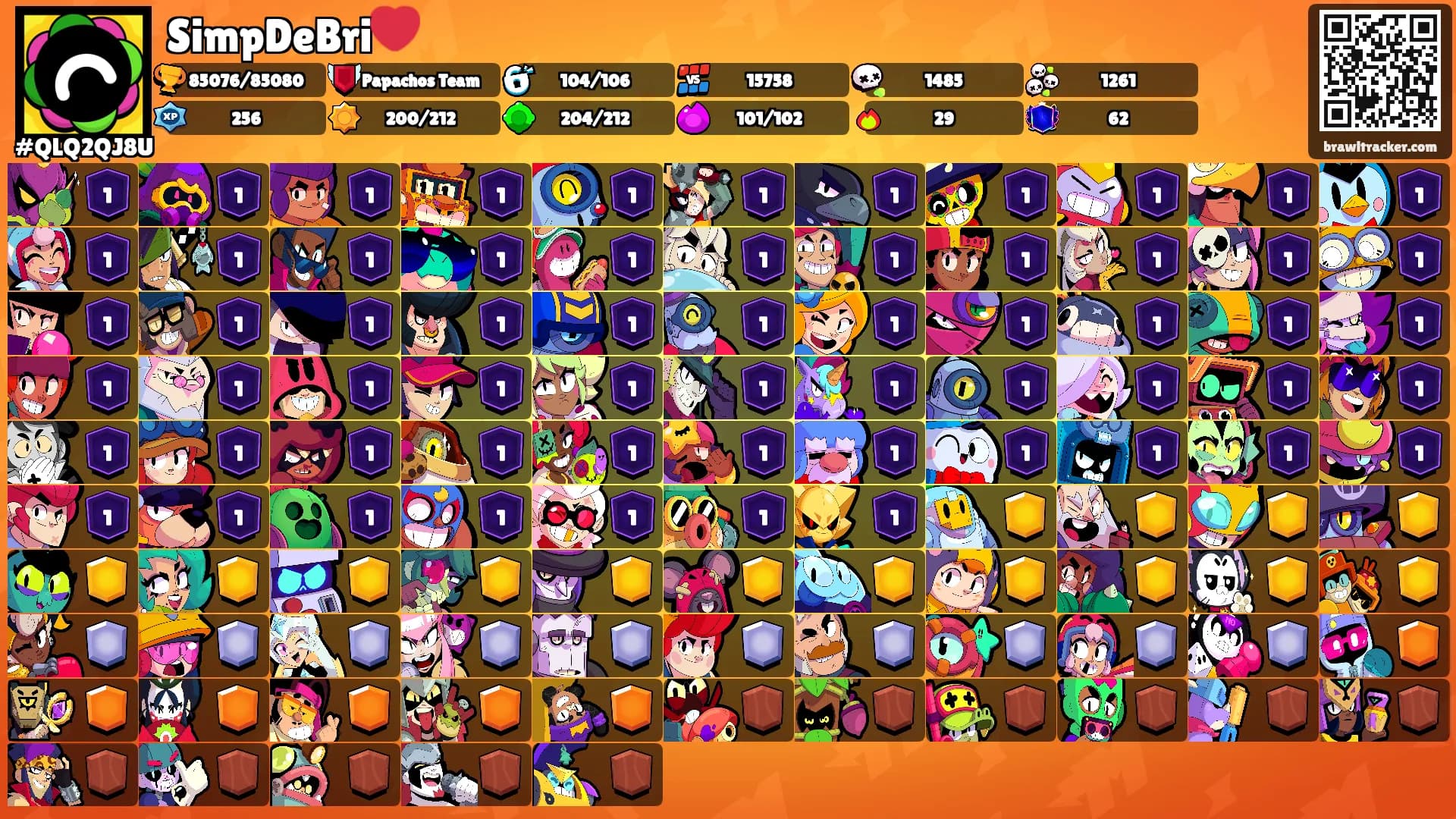 SimpDeBri❤️'s Ranks