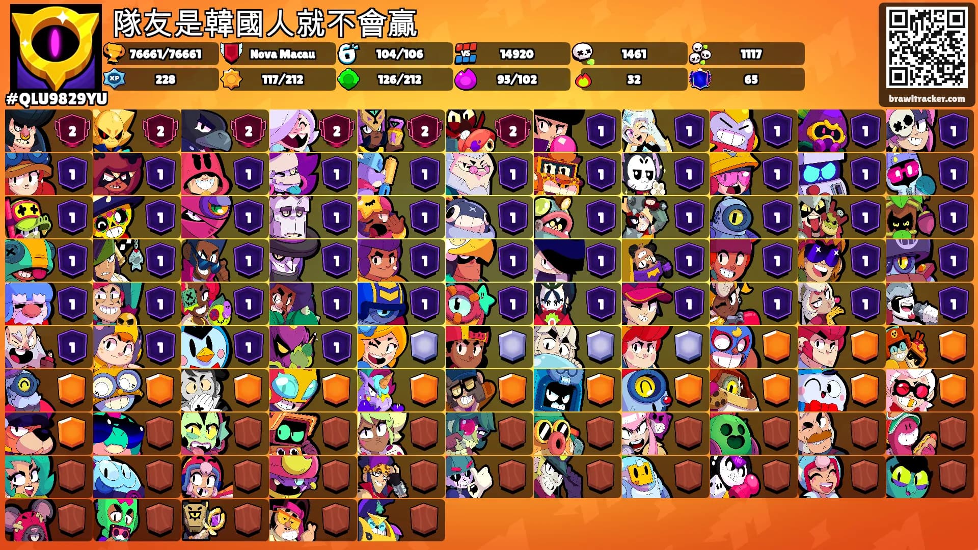 隊友是韓國人就不會贏's Ranks