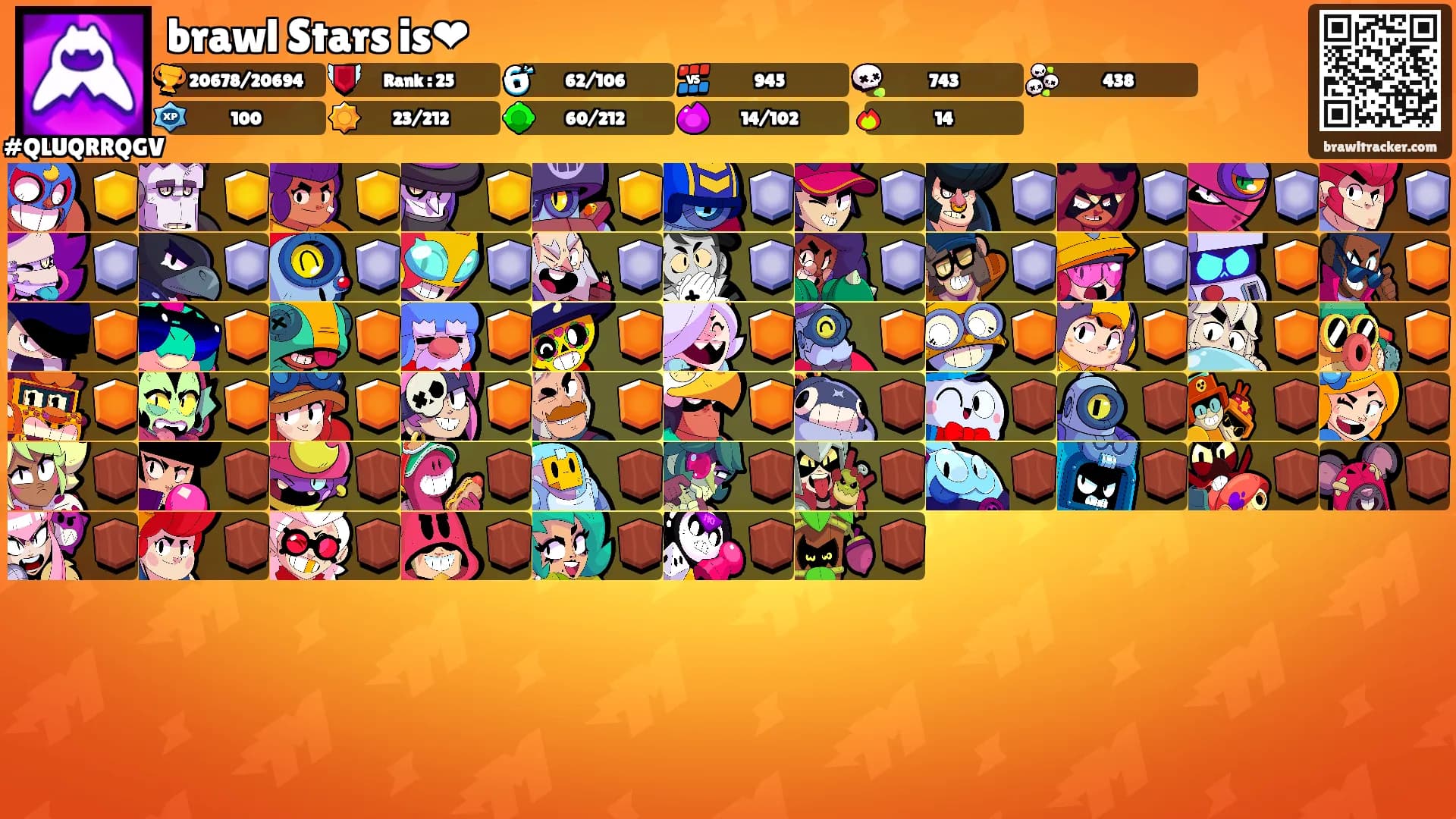 brawl Stars is❤'s Ranks