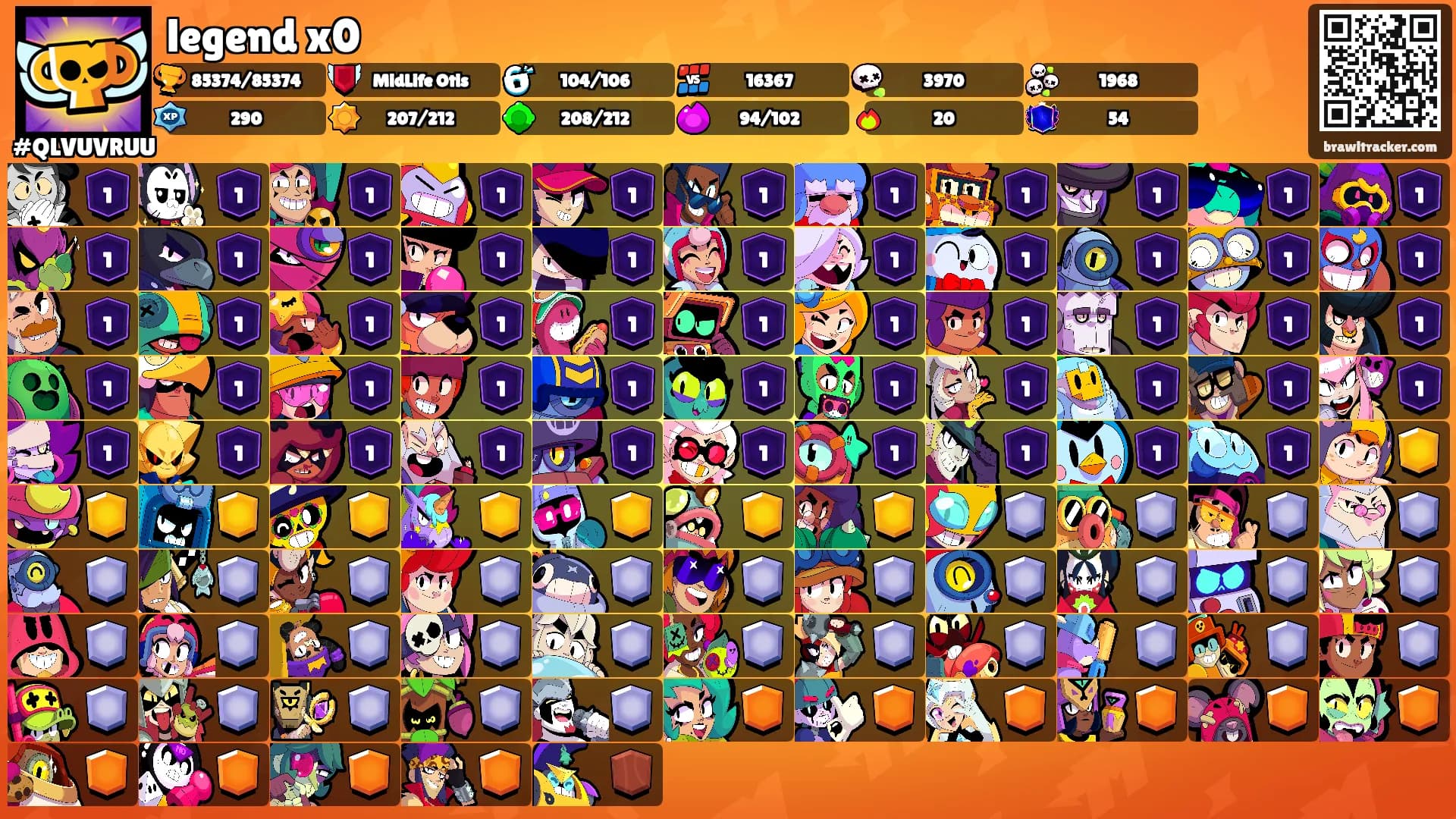 legend x0's Ranks