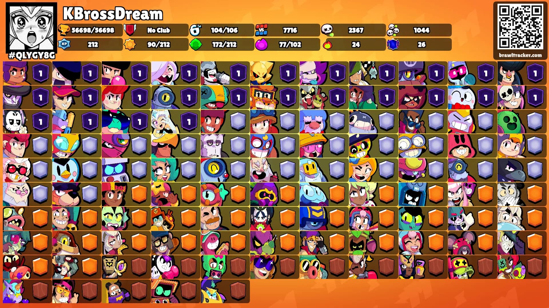 KBrossDream's Ranks