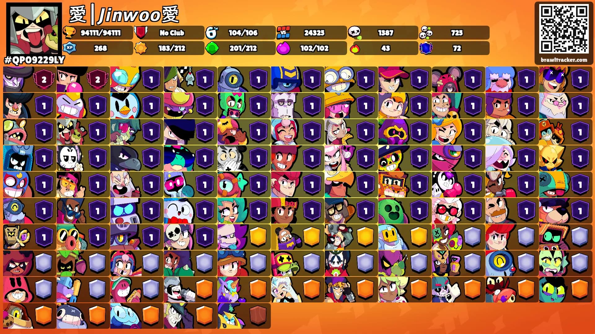 愛|𝙅𝙞𝙣𝙬𝙤𝙤愛's Ranks