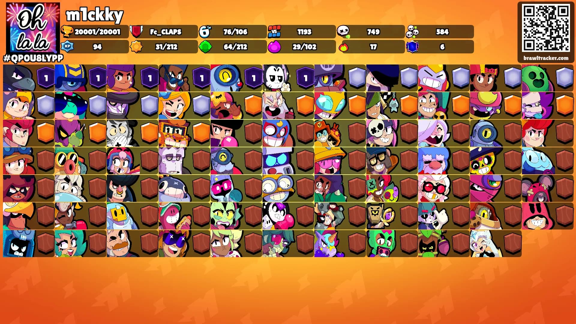 m1ckky's Ranks