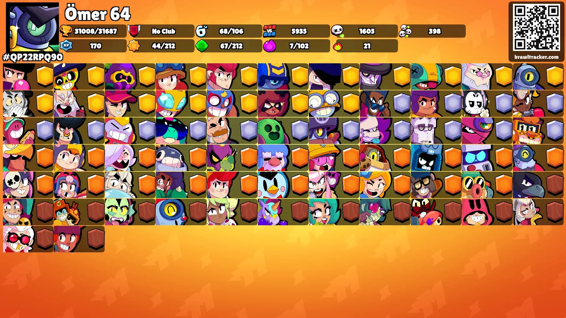 Ömer 64's Ranks