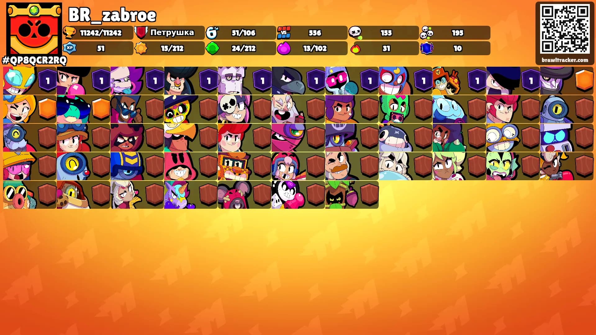 BR_zabroe's Ranks