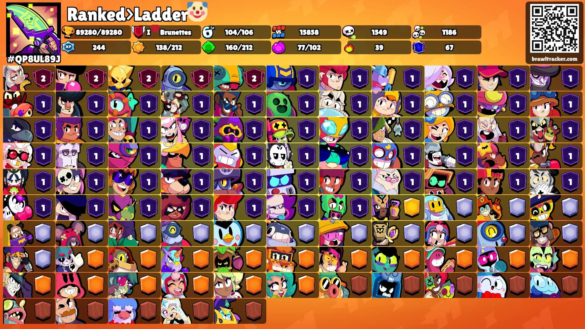 Ranked>Ladder🤡's Ranks