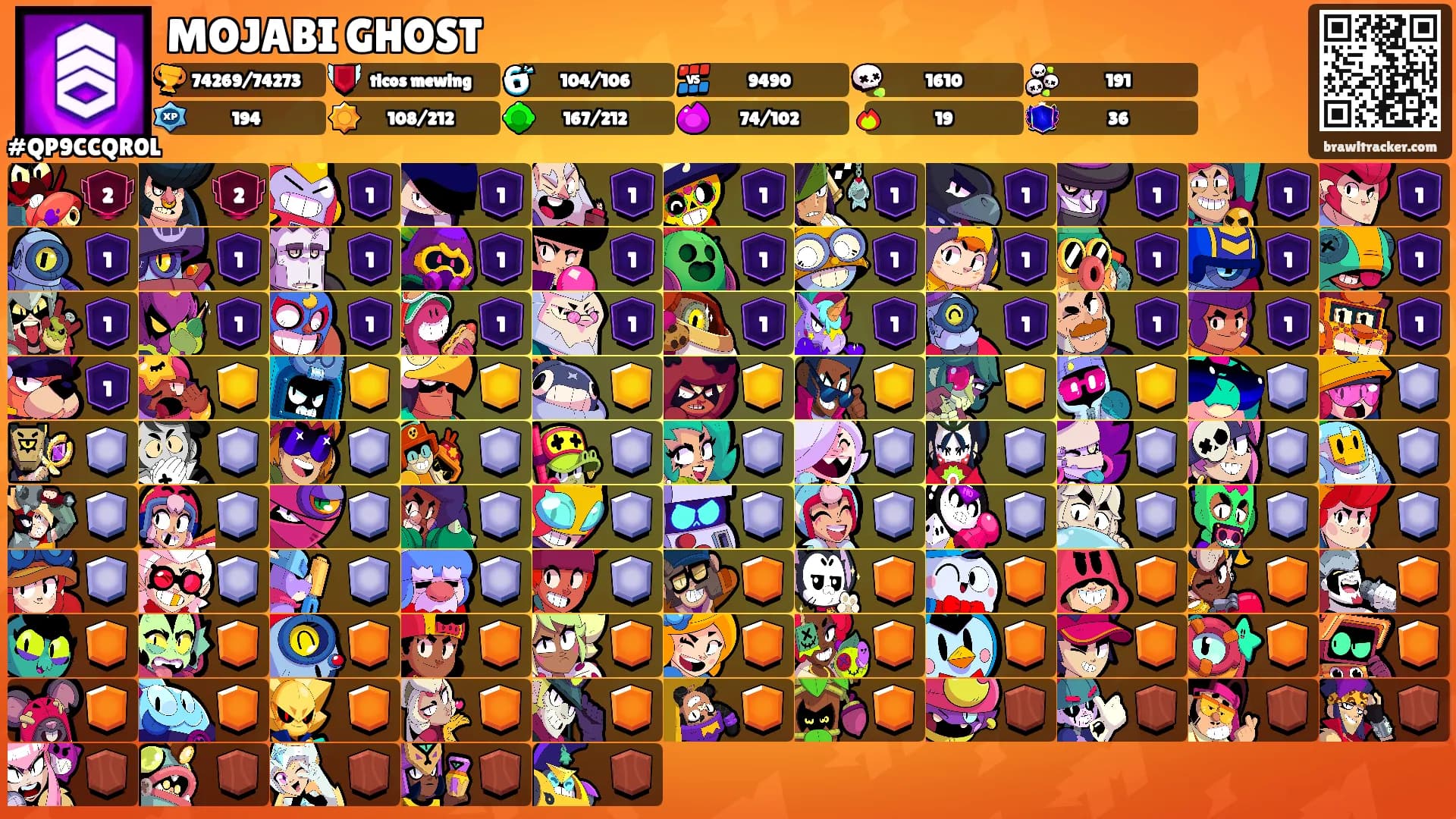 MOJABI GHOST's Ranks