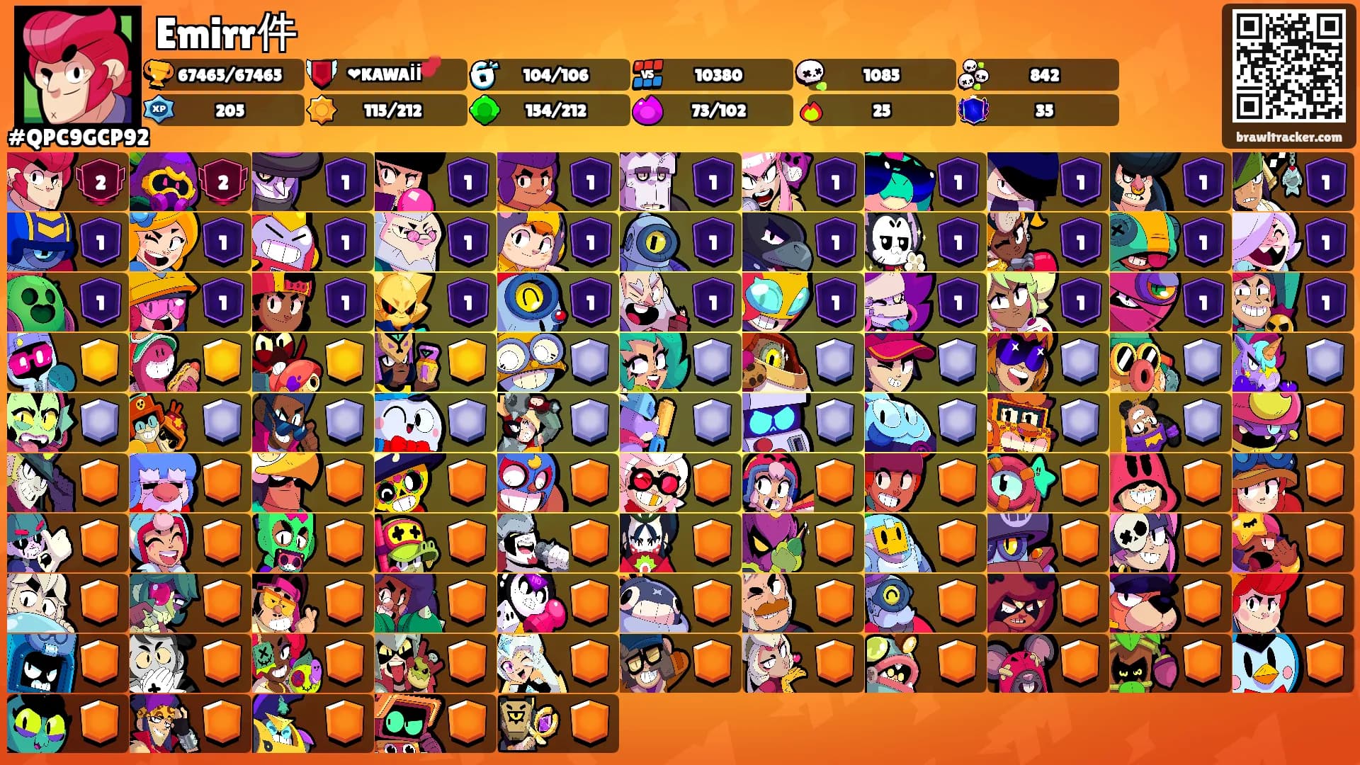 Emirr件's Ranks