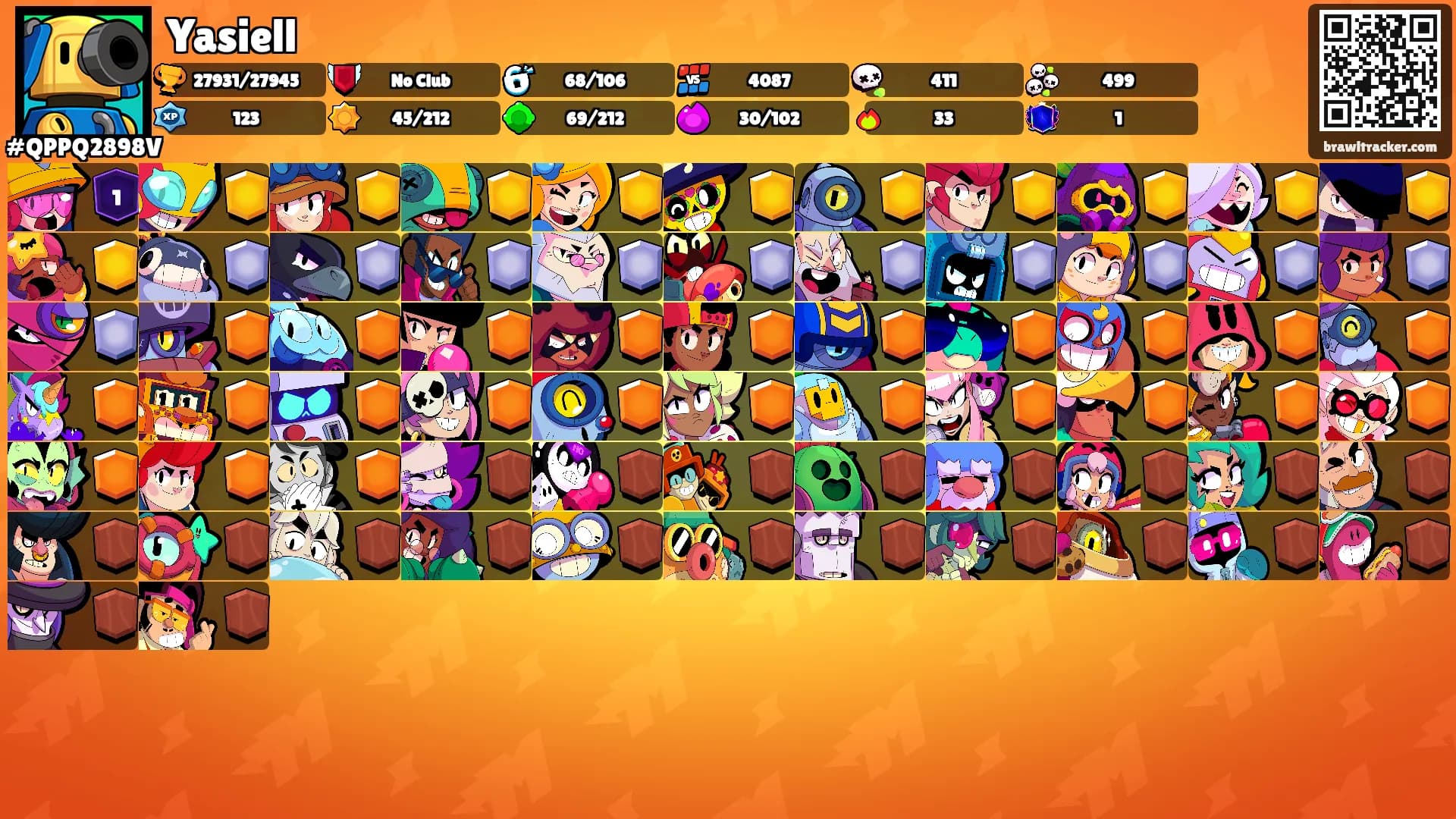 Yasiell's Ranks
