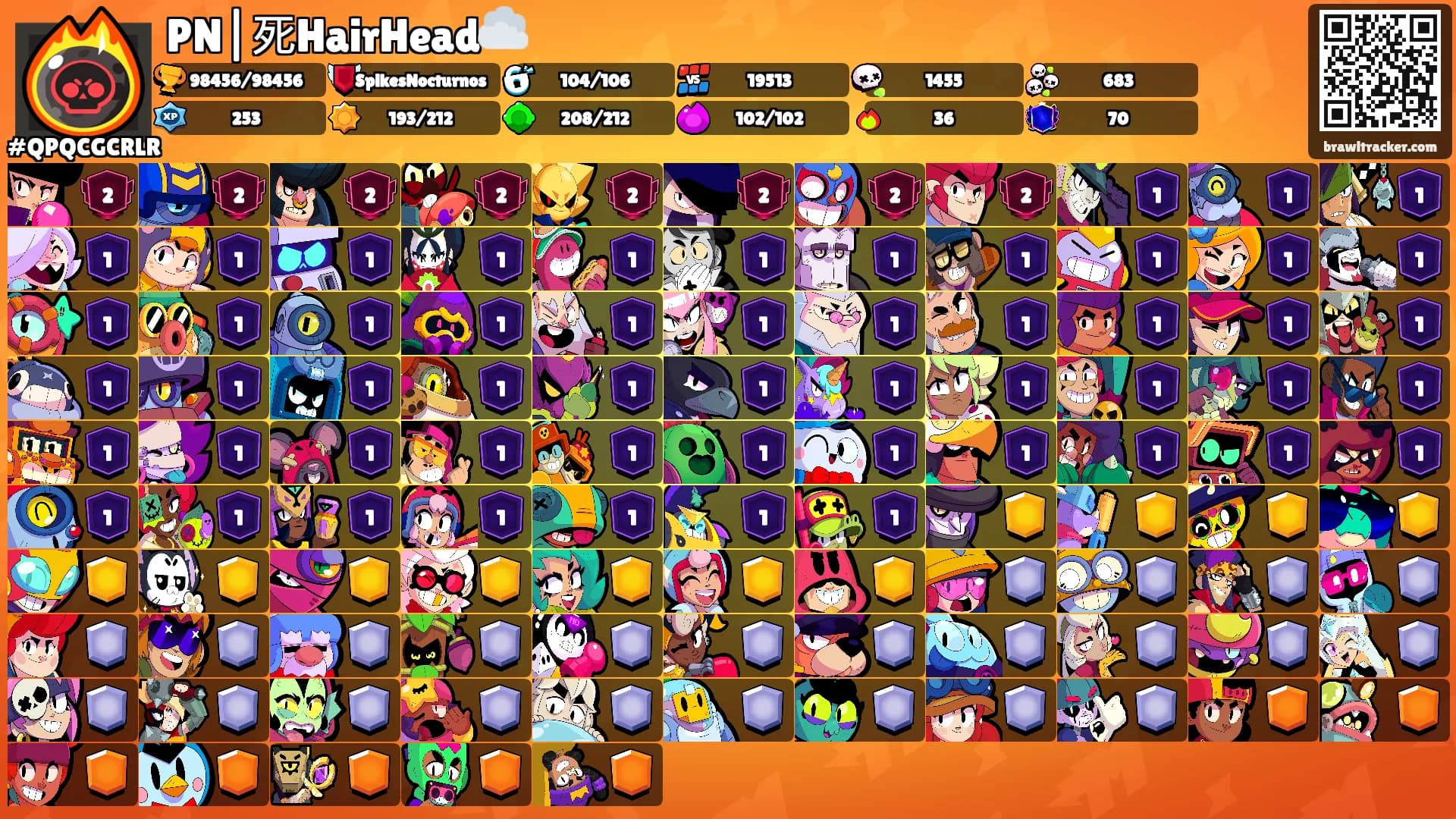 PN|死HairHead☁️'s Ranks
