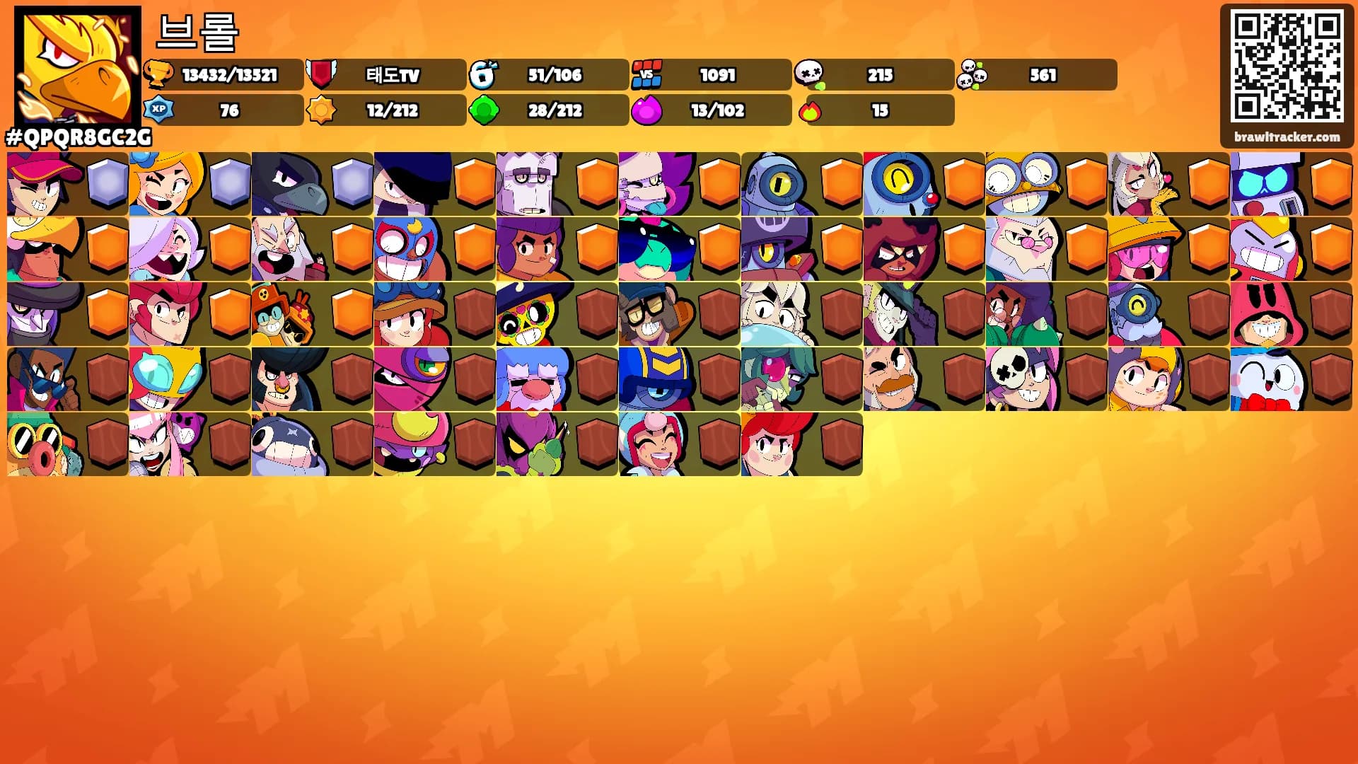 브롤's Ranks