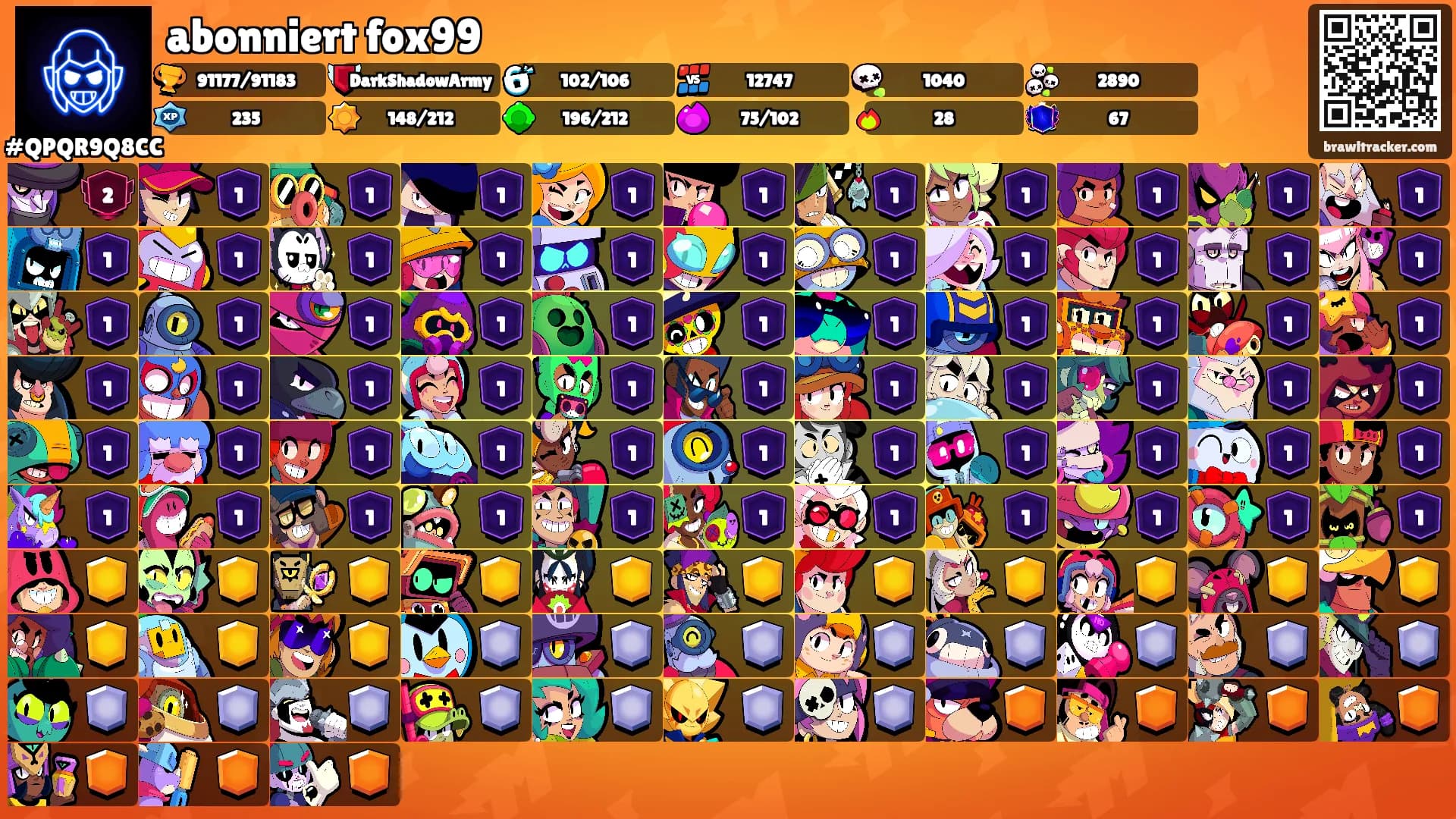 abonniert fox99's Ranks