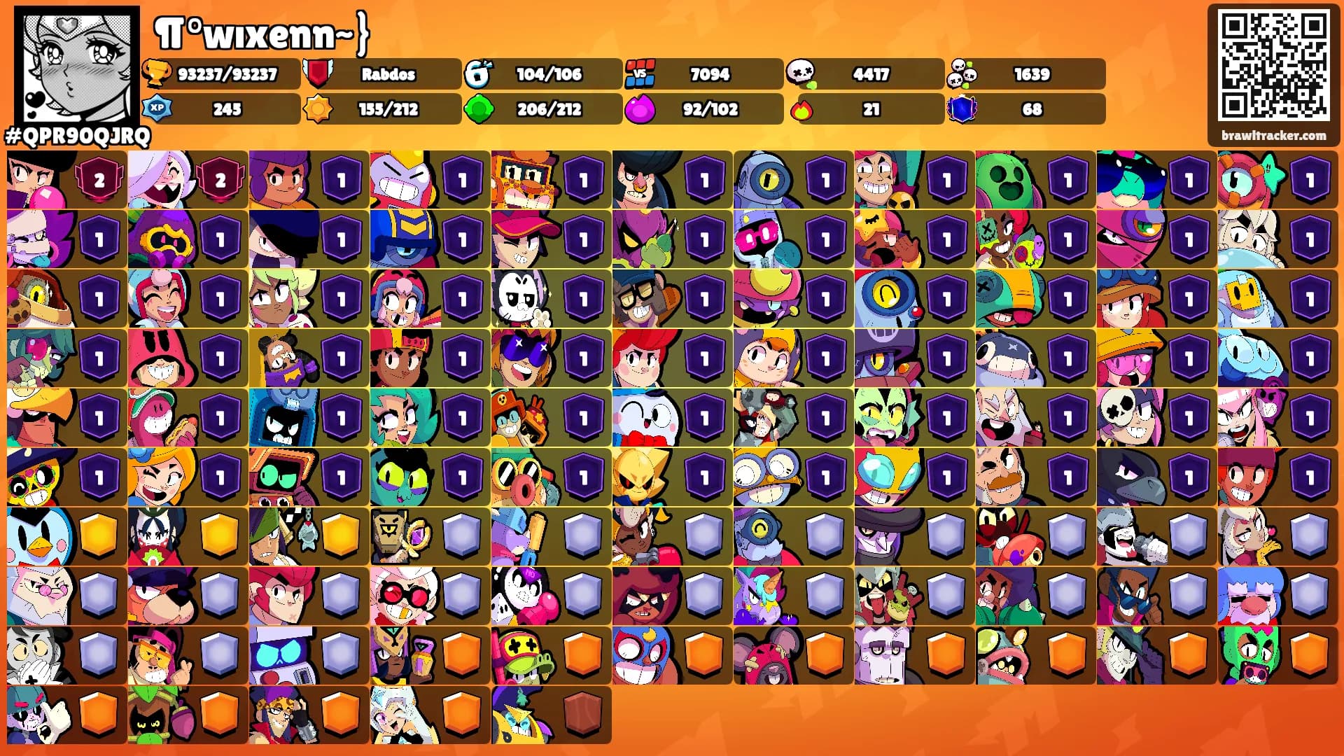 ¶°wıxenn~}'s Ranks