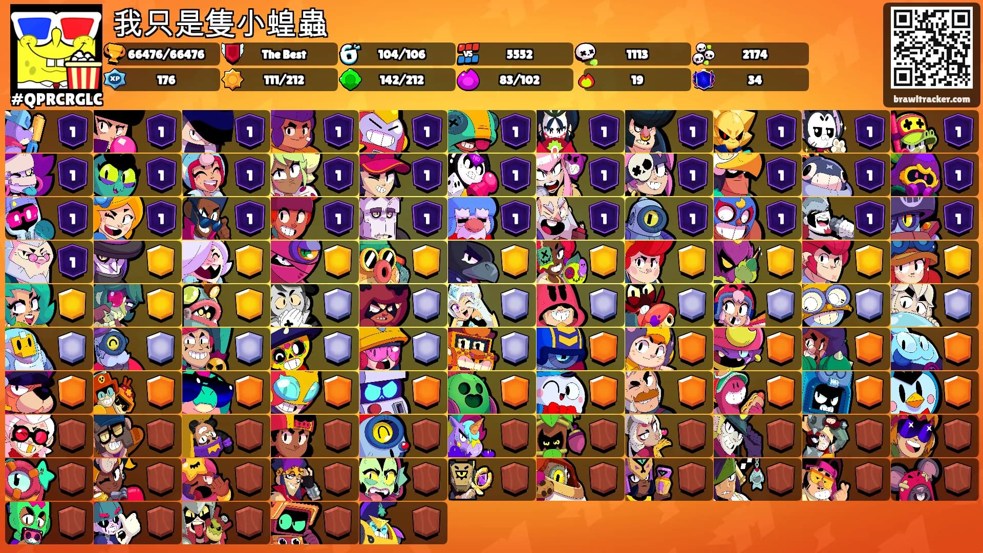 我只是隻小蝗蟲's Ranks