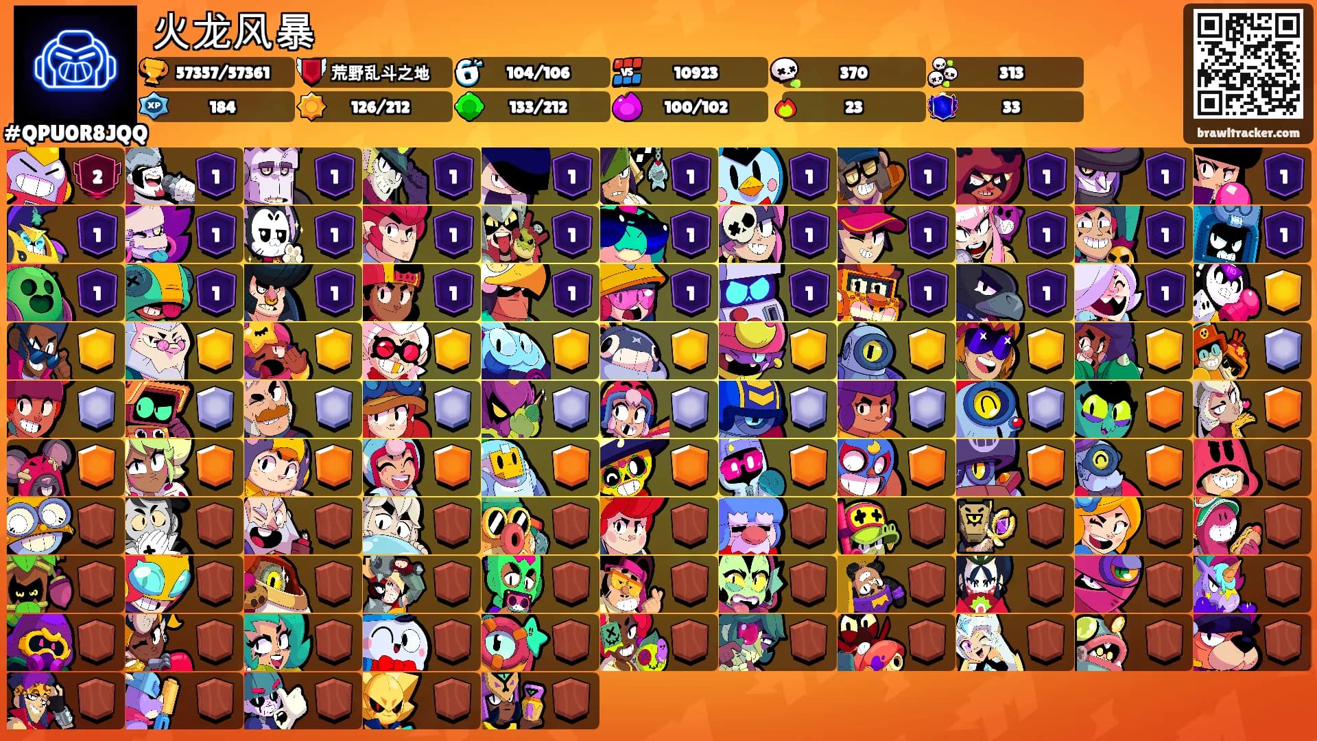 火龙风暴's Ranks