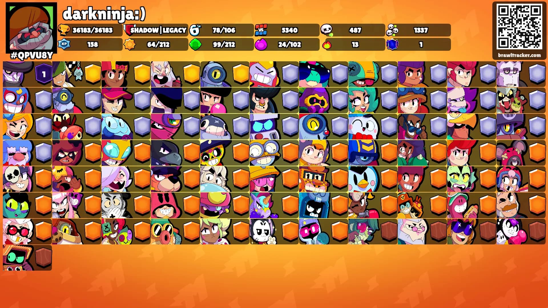 darkninja:)'s Ranks