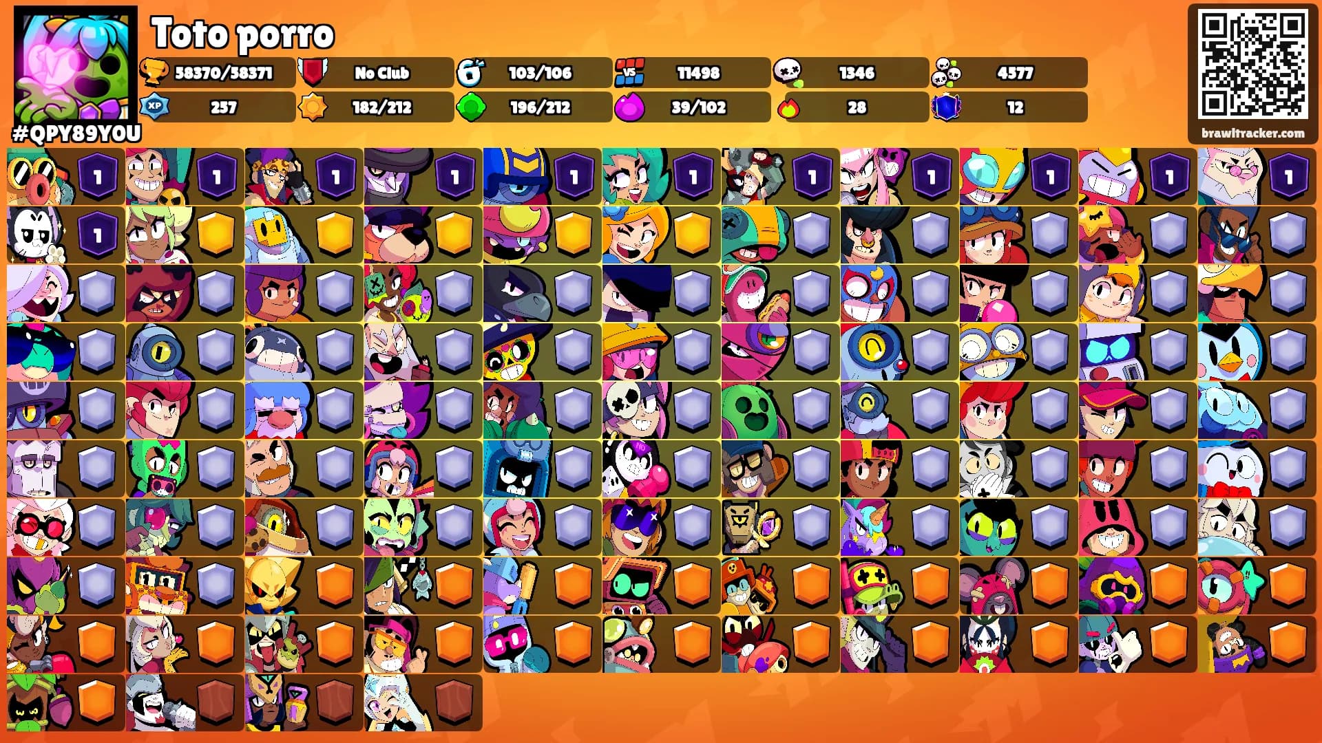 Toto porro's Ranks