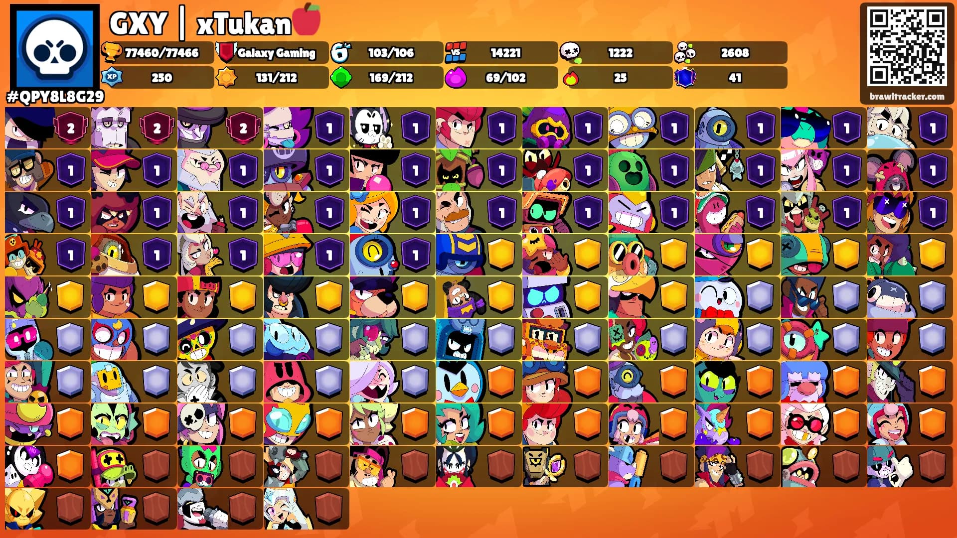 GXY | xTukan🍎's Ranks