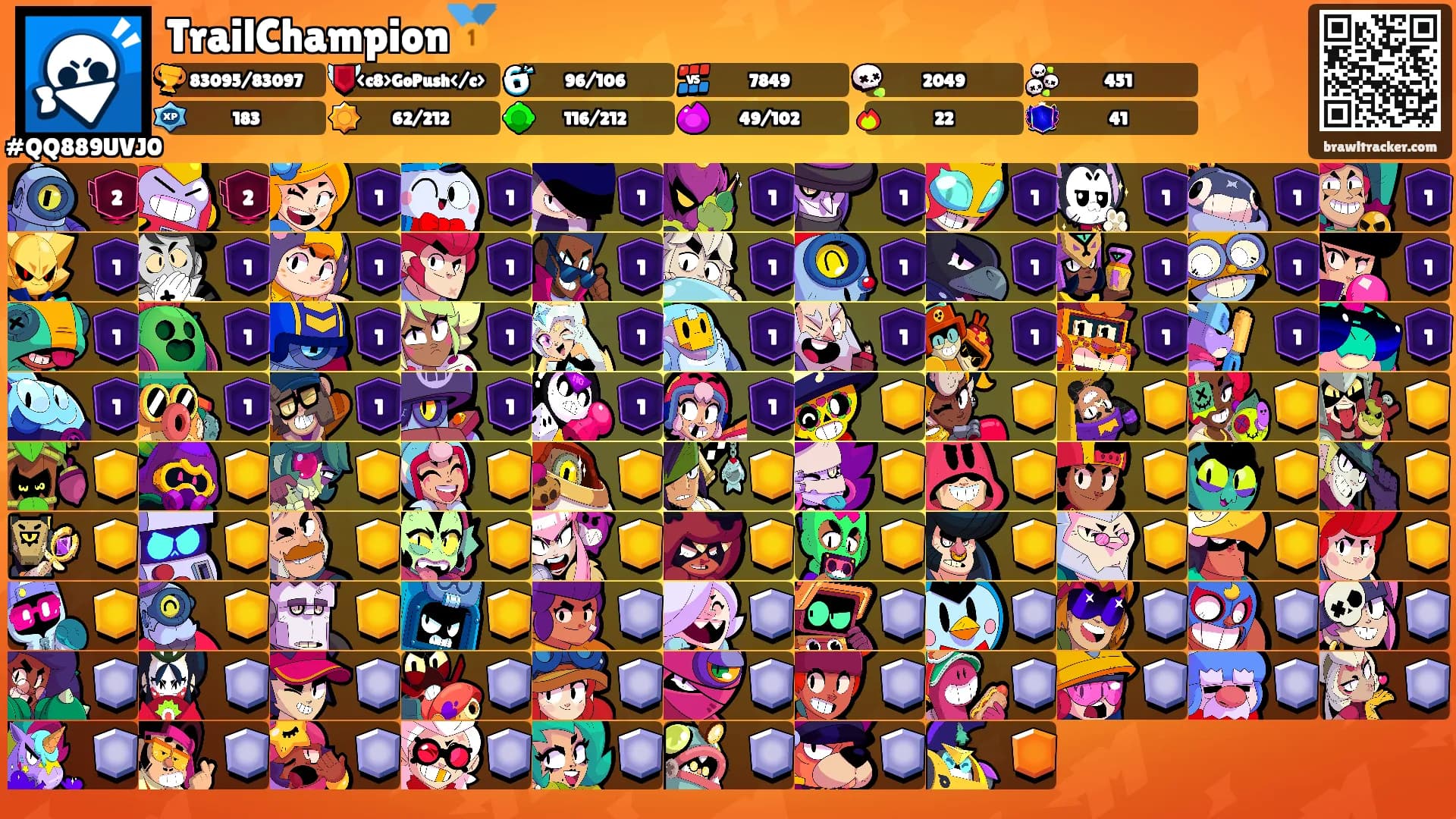 TrailChampion🥇's Ranks
