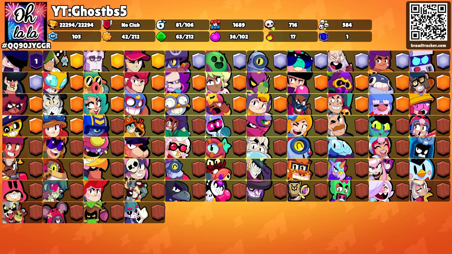 YT:Ghostbs5's Ranks