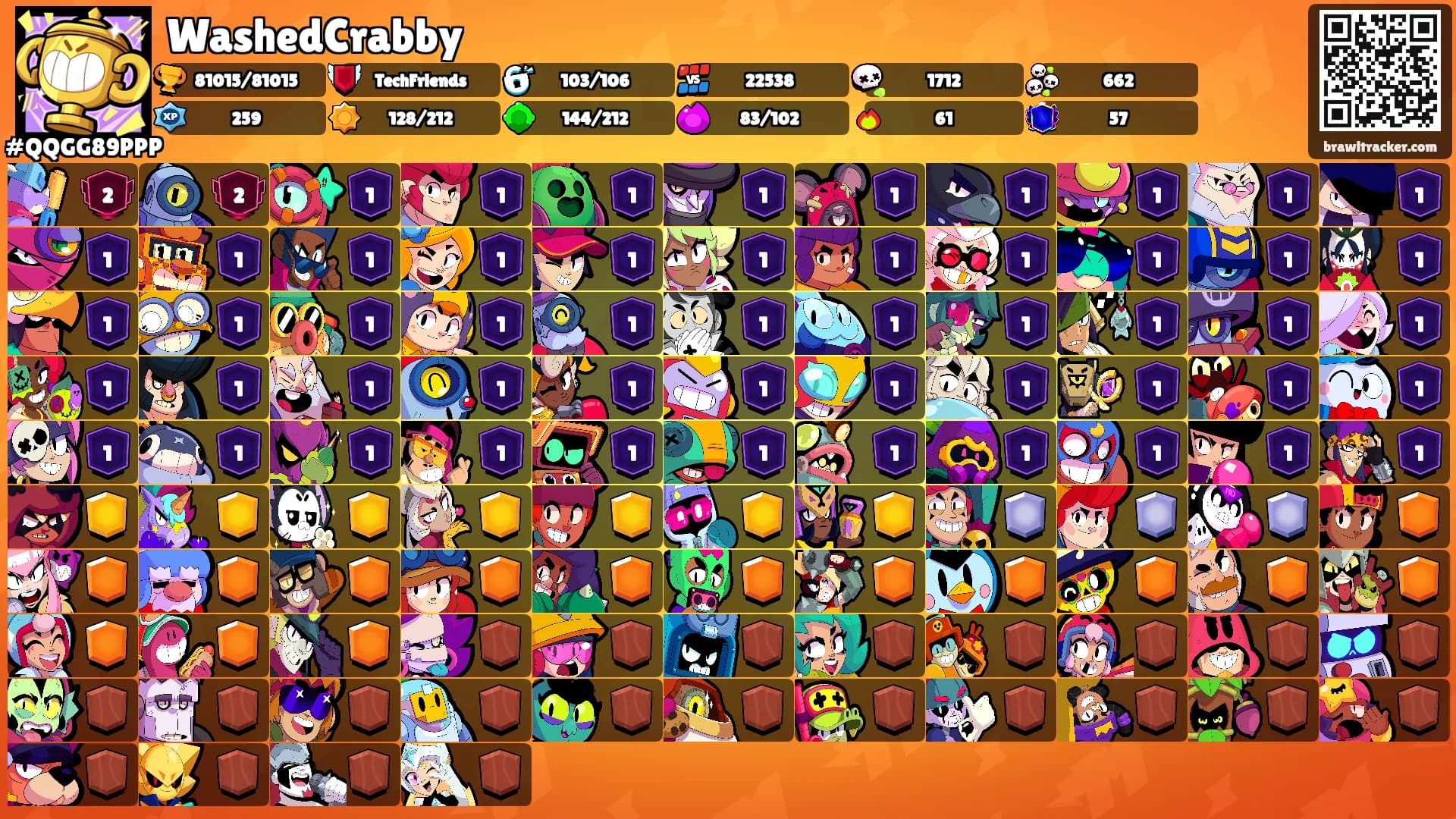 WashedCrabby's Ranks