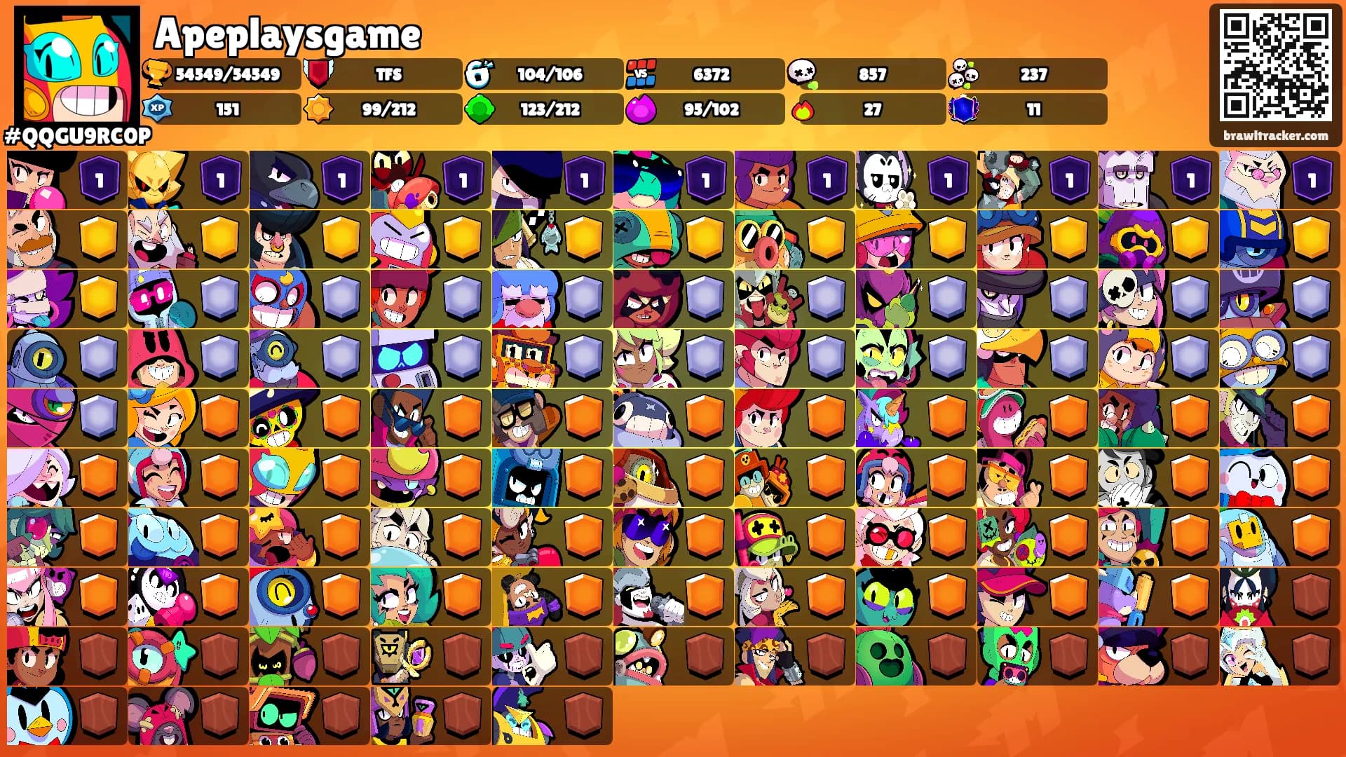 Apeplaysgame's Ranks