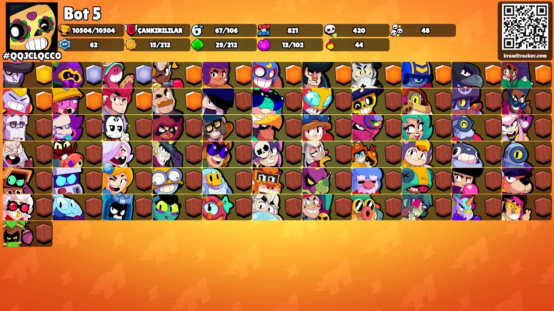 Bot 5's Ranks