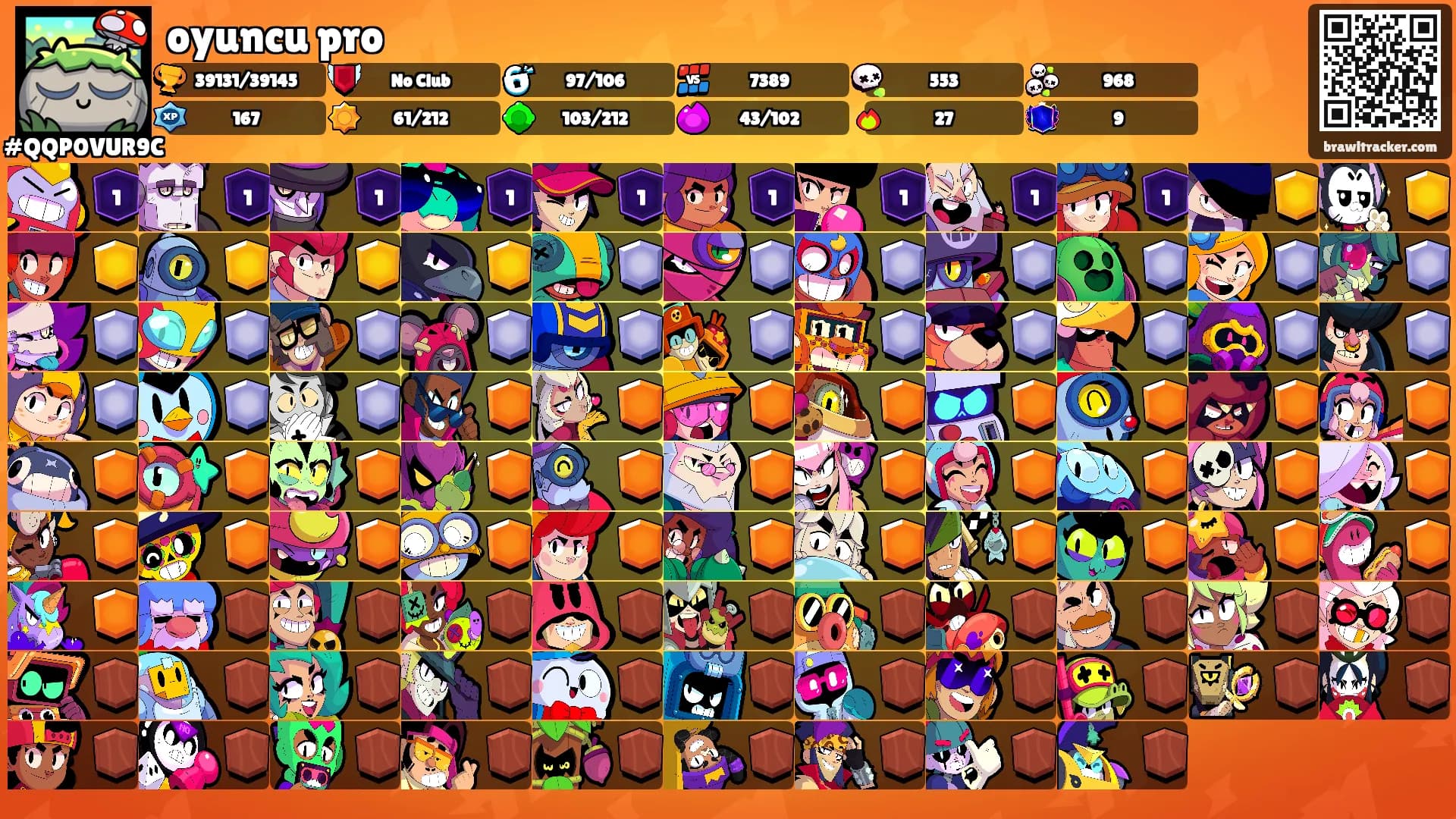 oyuncu pro's Ranks