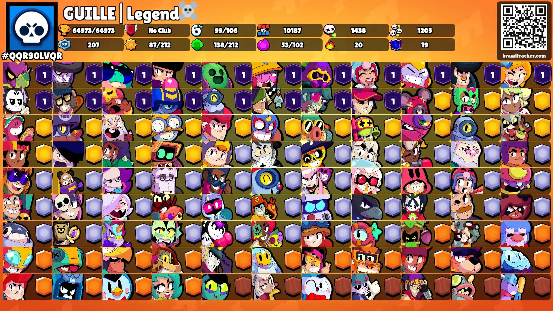 GUILLE|Legend☠️'s Ranks