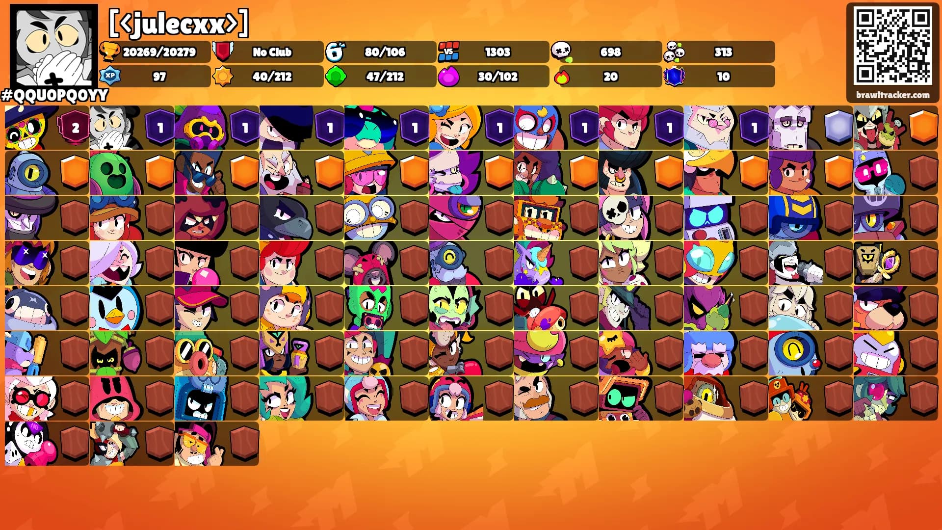 [<julecxx>]'s Ranks