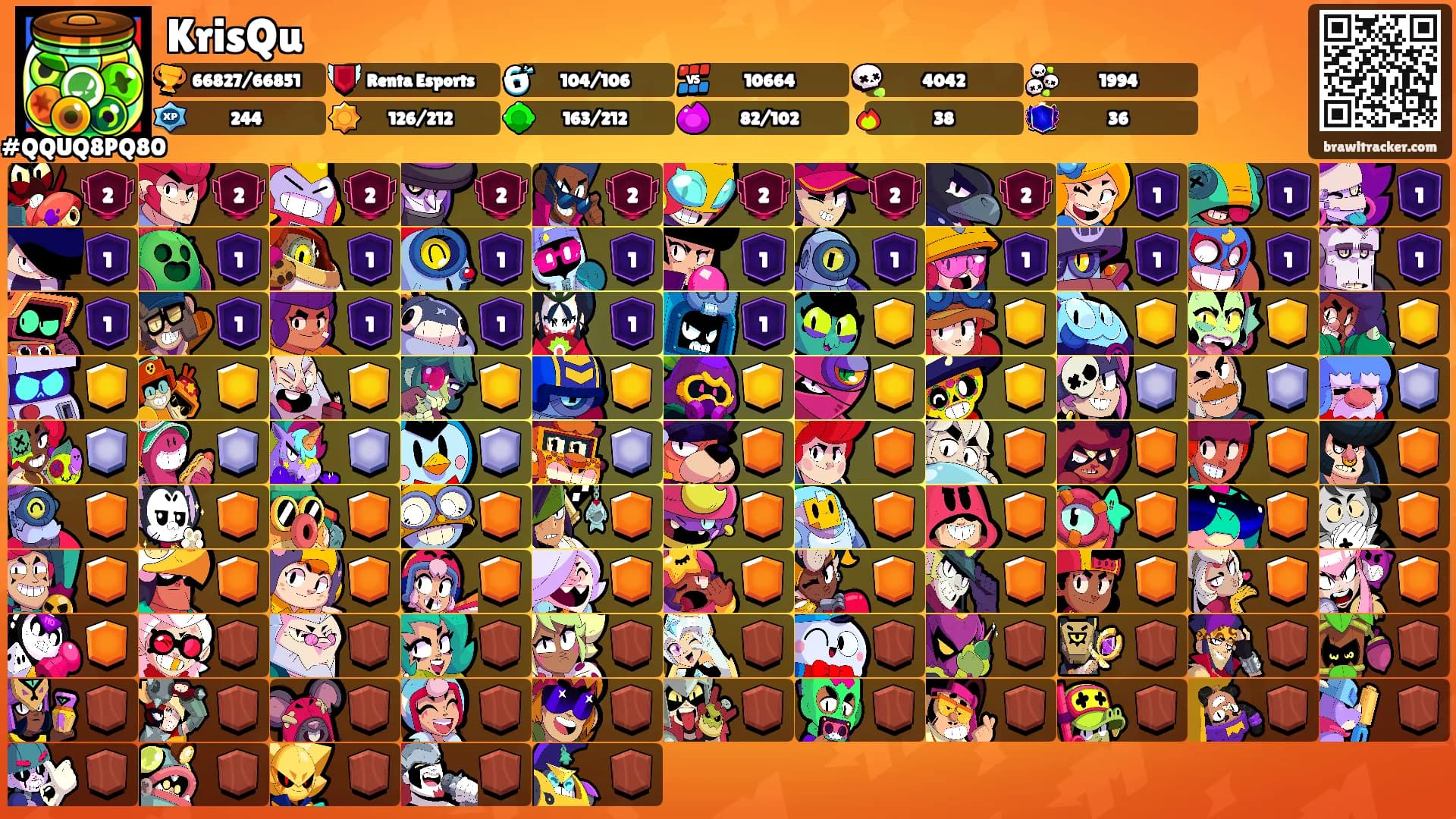 KrisQu's Ranks