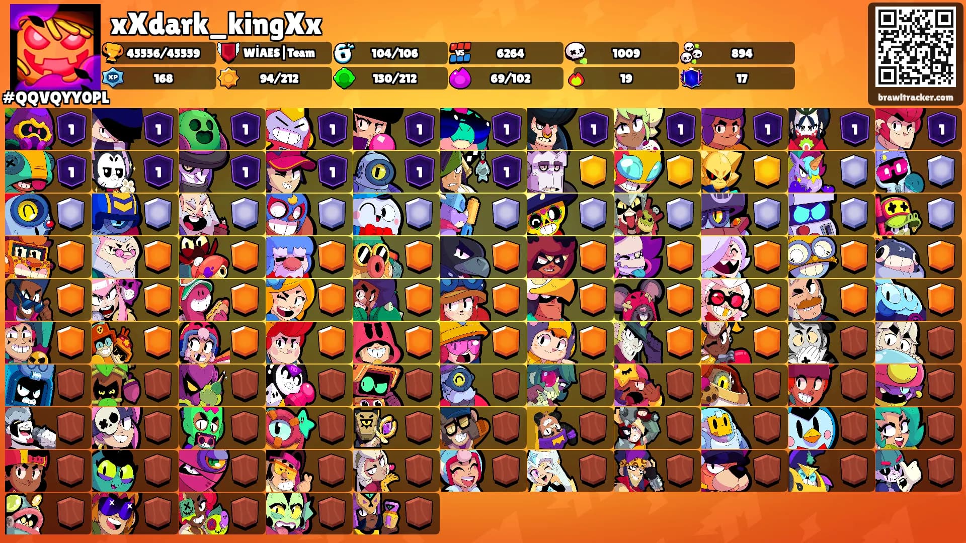xXdark_kingXx's Ranks