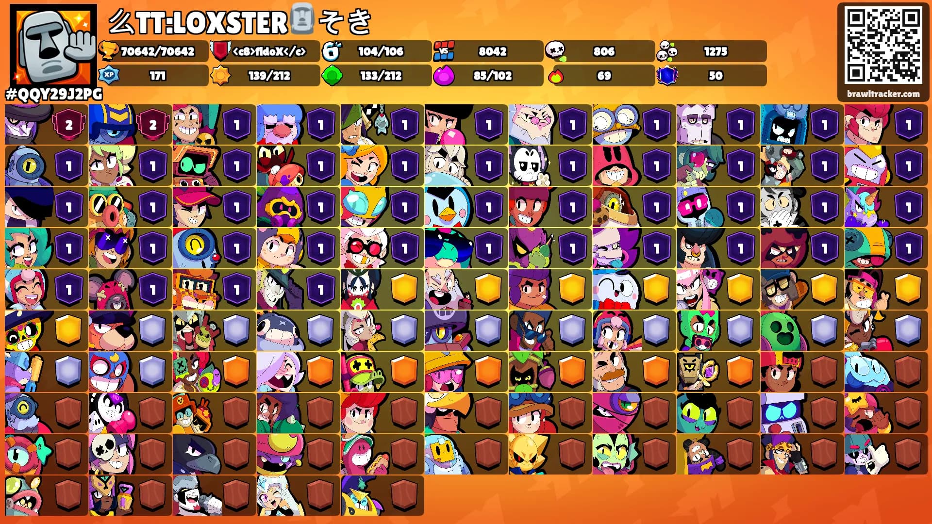 么TT:LOXSTER🗿そき's Ranks