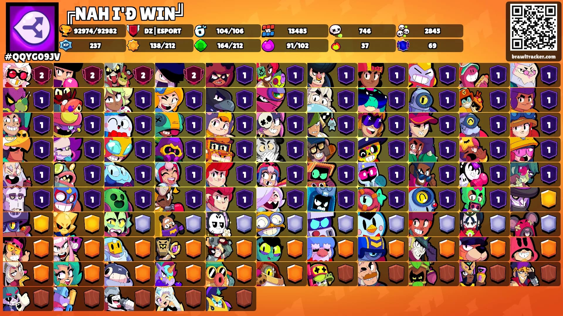 ╔NAH I'Ð WIN╝'s Ranks