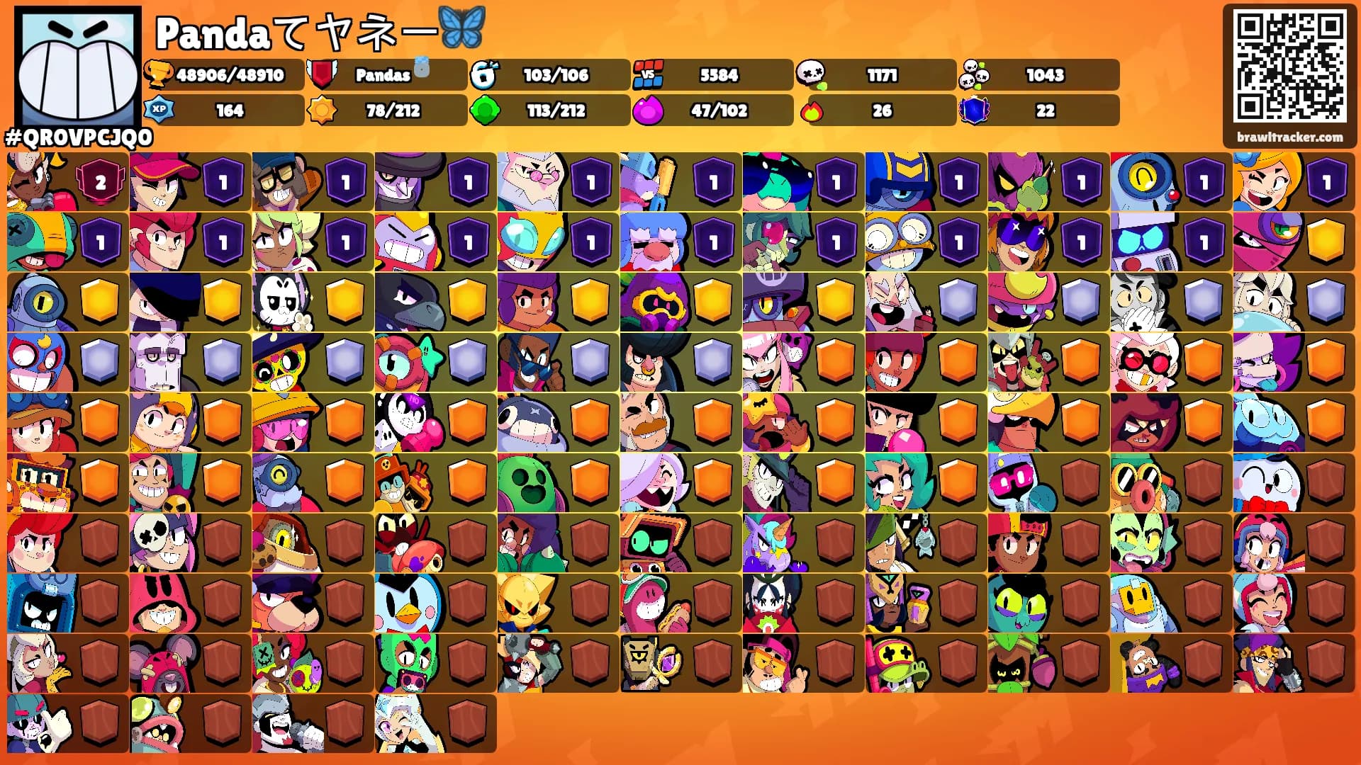 Pandaてヤネ一🦋's Ranks
