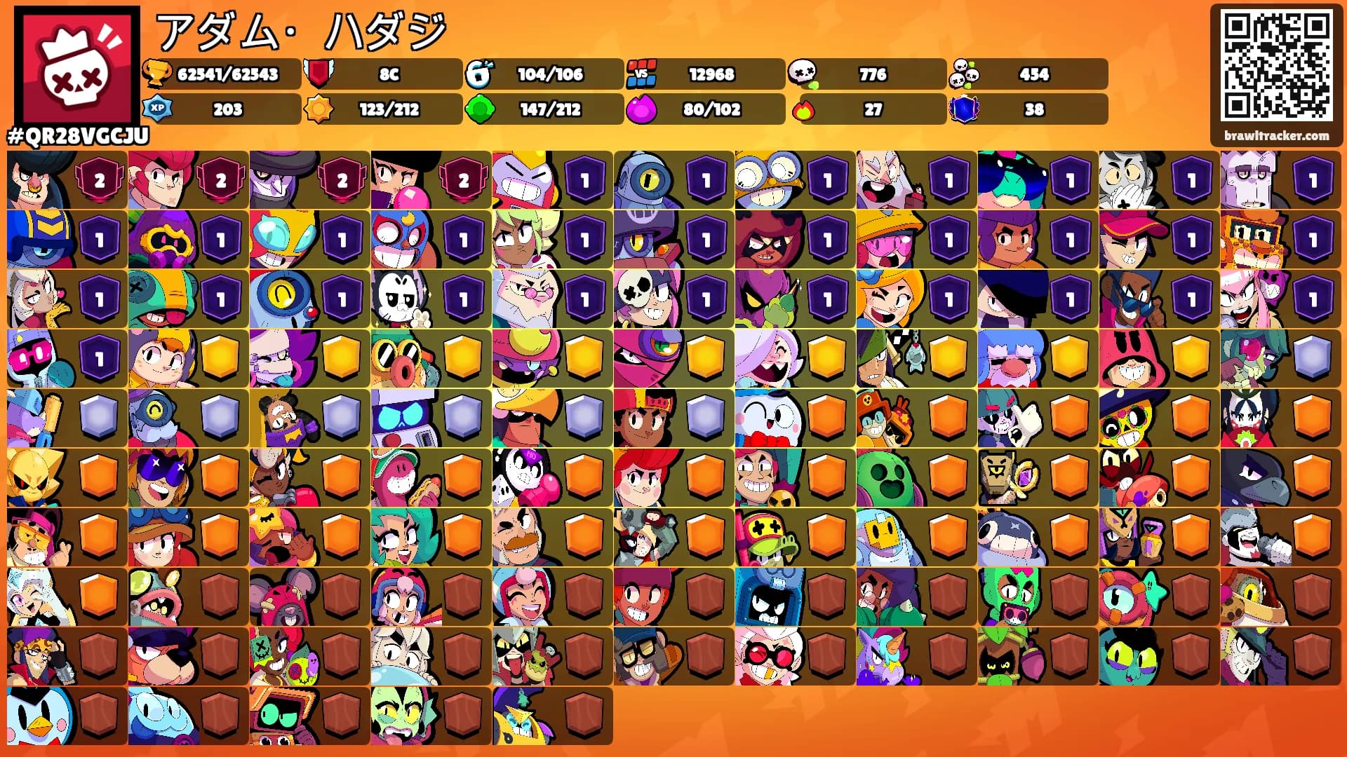 アダム・ハダジ's Ranks
